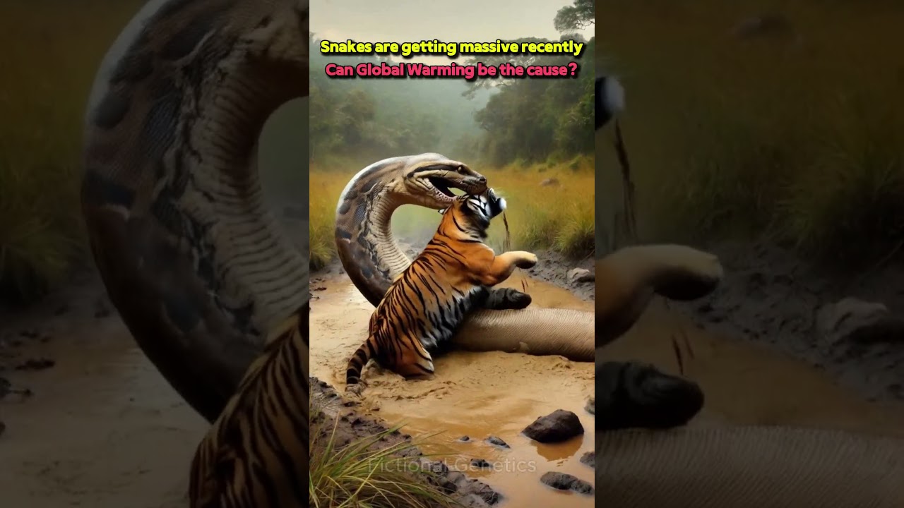 Huge Snake vs Bengal Tiger Battle