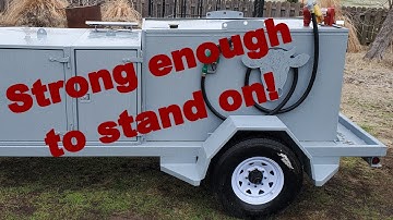 Fenders with Steps - Custom Fuel Trailer Build - 1st Video