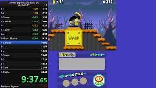 Newer Super Mario Bros DS Speedrun Any% 51:09
