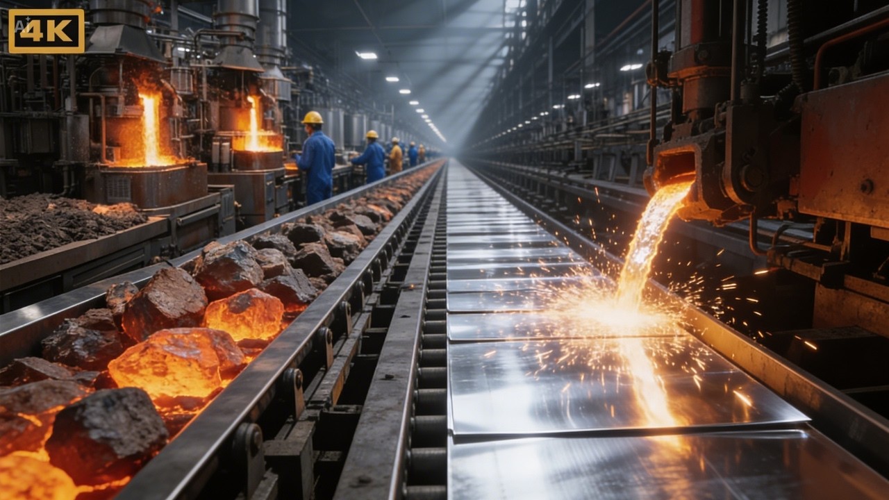 Inside the Aluminum Industry: From Bauxite to Aircraft Parts (Full Process)