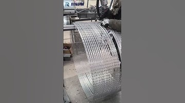 How Razor Wire Is Clipped in Seconds Watch this! #shorts  #razorwire