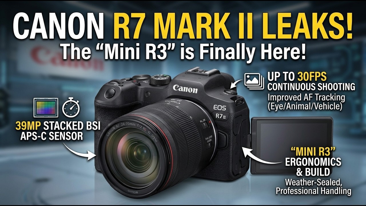 What Is Different Between R3 And R7 Canon R7 Mark II Leaks: The