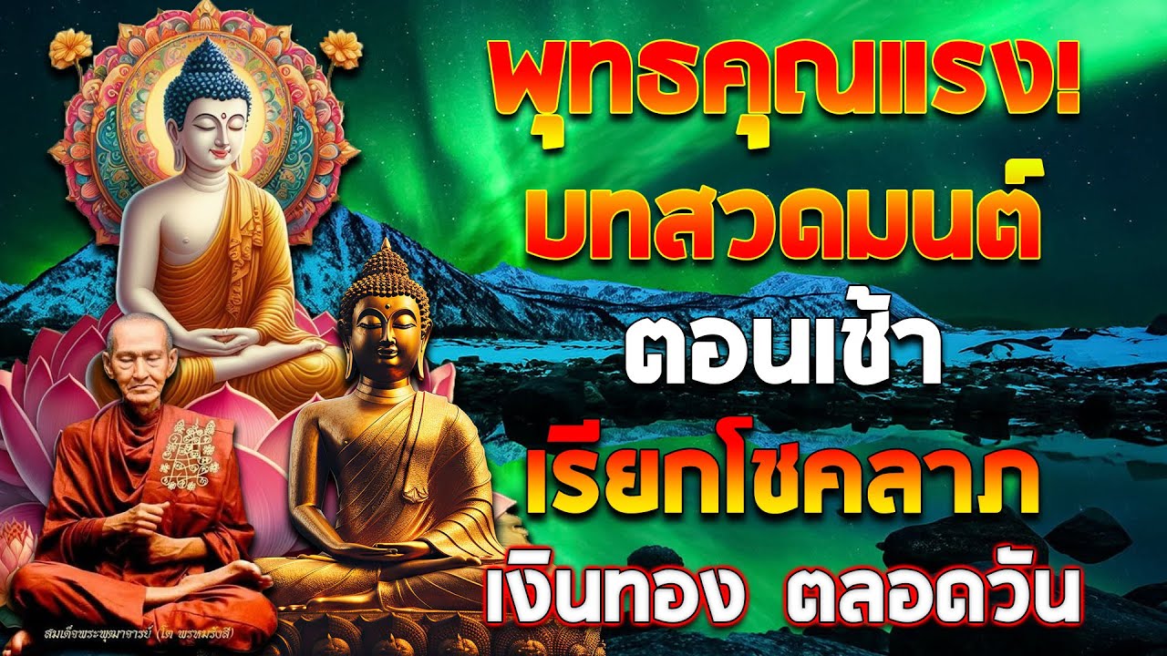 บทสวดมนต์ตอนเช้า เปิดดวงชะตาหนุนรุ่งทุกด้าน เร่งโชคลาภ ขจัดโรค สยบอุปสรรค ชีวิตมีแต่ดี