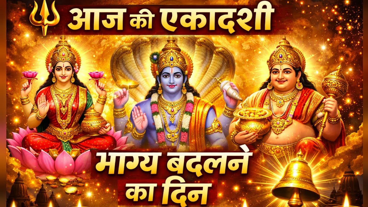 आज की एकादशी 🔱 साल की 24 पावन एकादशियों की दिव्य साधना | भाग्य बदलने का गुप्त उपाय 💯💰🙏#Ekadashi