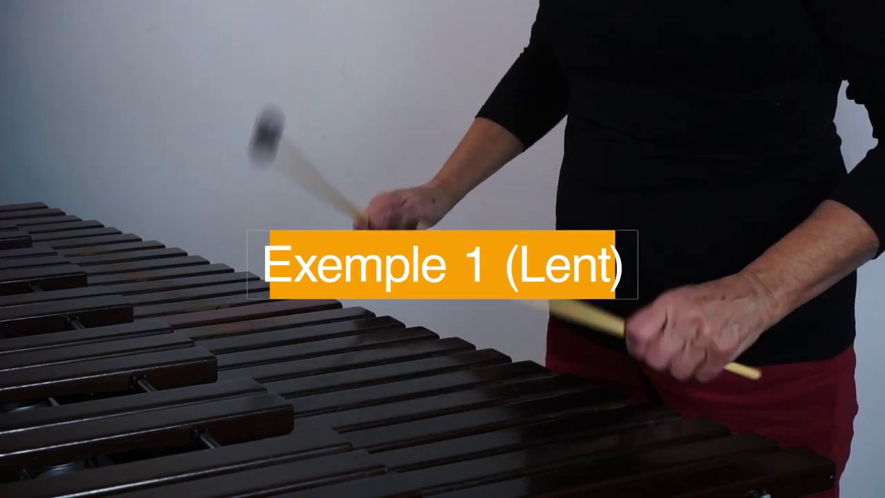 Xylophone Exercise (Roll) by Marie Josée Simard (Part1) YouTube