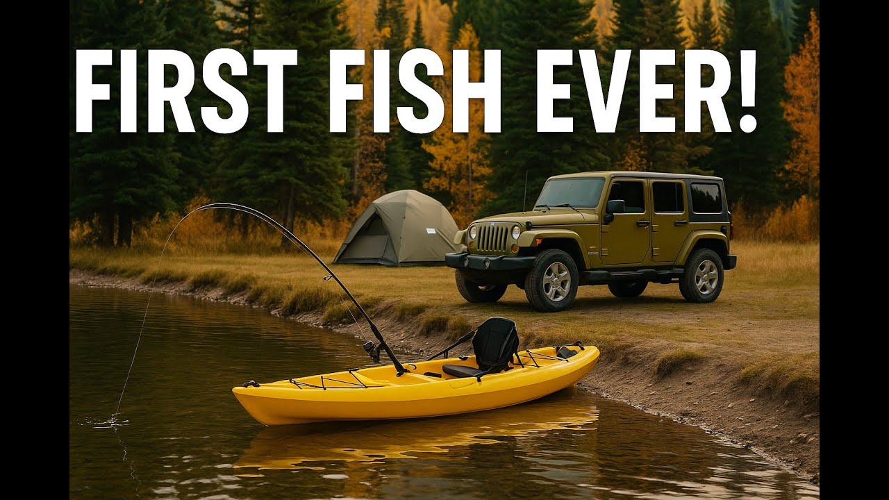 “Kayak Fishing Pigeon Lake Alberta | Catching My First Fish Part 1