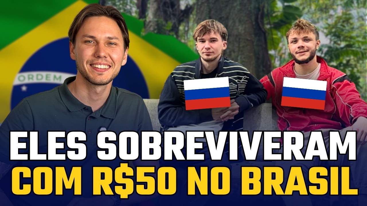 🇷🇺 RUSSOS chegaram SEM GRANA… e o BRASIL SURPREENDEU 🇧🇷😱