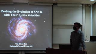 Yen-Chen Pan[NCU]: Probing the evolution of SNe Ia with their ejecta velocities