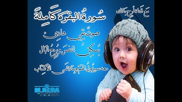 لِكُل مُكتئِب ومهمُوم سُورة البقرَة كَامِلة تلاوة هادئه تفيضُ جمالاً أرح بها بالك ومسمعك