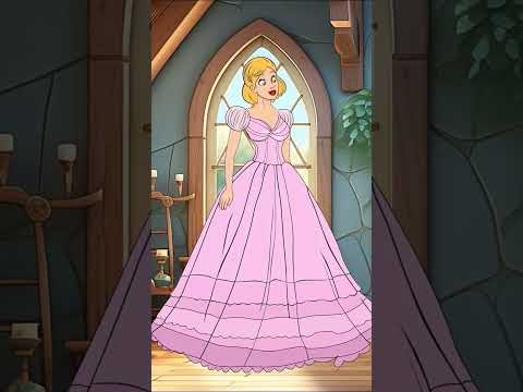 Один глаз, два глаза, три глаза и бал принцесс ✨🩷 | #shorts #сказка #Сказкидлядетей