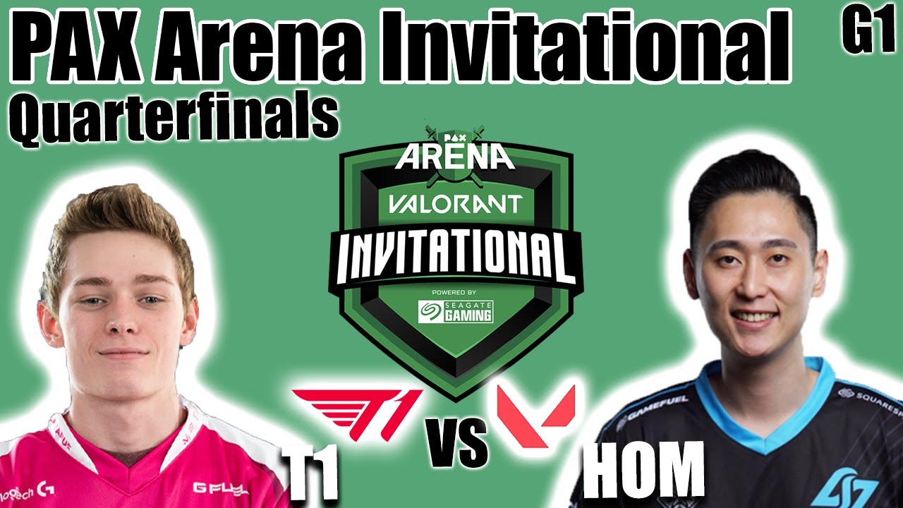 T1 vs Homeless Game 1 - Quarterfinals | PAX Arena Valorant Invitational | Valorant Ignition Series