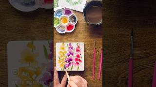 The Most beautiful little Watercolor Flowers in Minutes