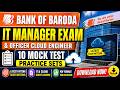 Bank of Baroda IT Manager & Officer Cloud Engineer Exam 2026 eBook – 10 Mock Tes final