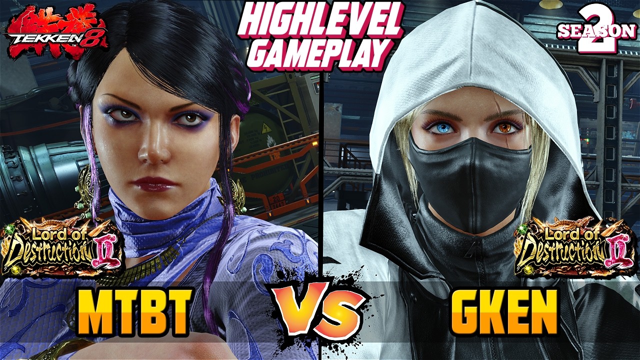 T8 – MTBT | KAGEMARU (Zafina) vs GKEN (Lidia) – Tekken 8 High Level Gameplay