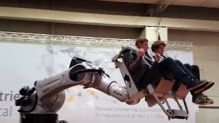This is how you ride a Robot Roller Coaster
