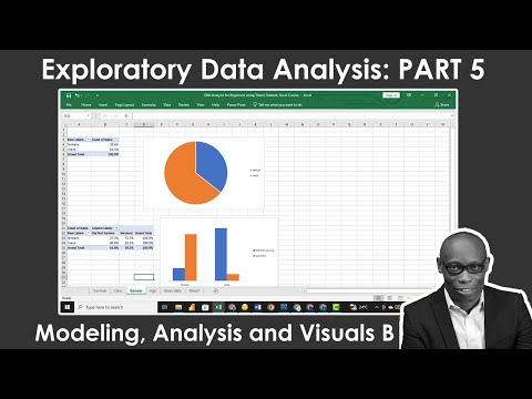 Exploratory Data Analysis Part 5 Modeling Analysis and visuals B with Excel