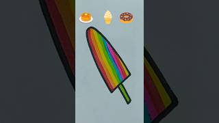 multi colours 🌈🍒 #shorts #art #creative #drawing #youtubeshorts
