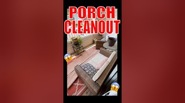 Crazy Porch Cleanout‼️Our Client Couldn’t Beleive The Final Result✅#satisfying #beforeandafter #junk