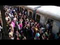 mumbai local train - women boarding the ladies only carriage