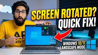 How to Rotate Screen Problem Fix in Laptop & PC | Fix Display Screen Landscape Mode on Windows 10/11