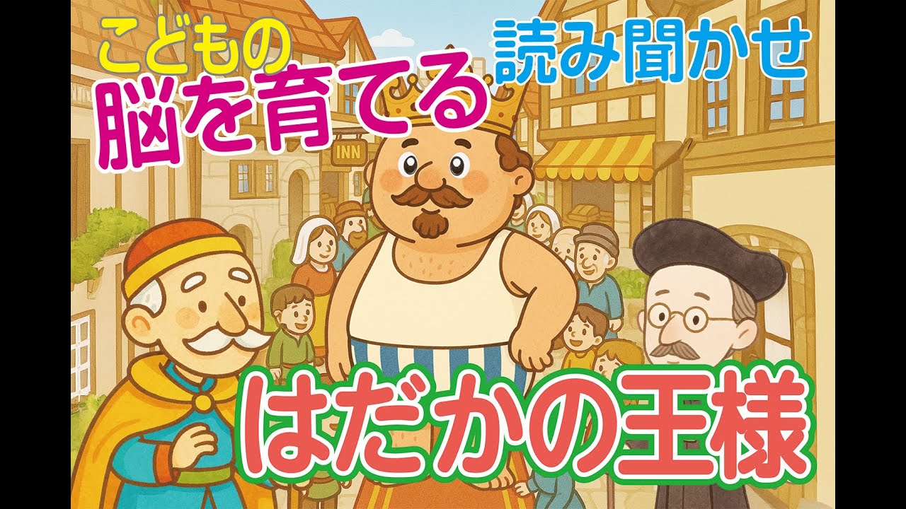 【育脳】読み聞かせ「はだかの王様」アンデルセン、昔話で子供の知育・教育・リラックス