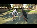 CHRIS STAPLES GIVES DEVIN WILLIAMS WORK!!! 1V1 VS THE BEST DUNKER IN THE WORLD! (MSG to Friga :)