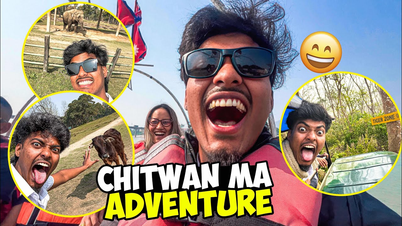 Chitwan Ma Wild Adventure 😱🐘 | Tiger Zone Experience 