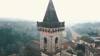 VINCI città - casa natale di LEONARDO da Vinci - 4K