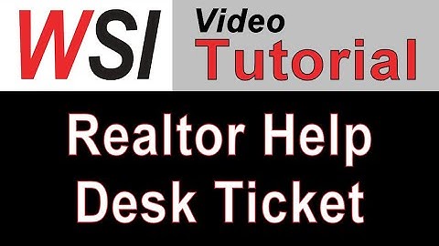 Microsoft Access - Realtor Help Desk Ticket Database