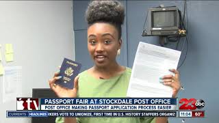 Passport fair at Stockdale post office