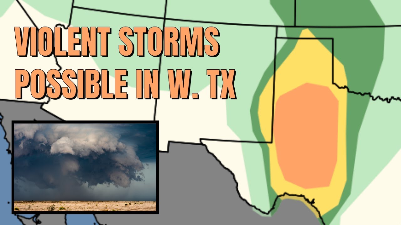 June 2, 2023 - ENHANCED RISK OF SEVERE STORMS over west TX today, TD2 ...