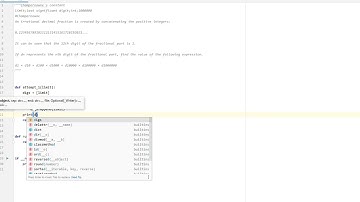 Euler and Pyhton! Ep 040 - Champernowne