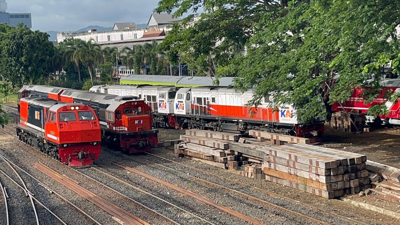 PERPISAHAN LOKOMOTIF CC206 DI SUMATERA | LENGKAP ! KUMPULAN JENIS DAN SERI LOKOMOTIF DI INDONESIA 
