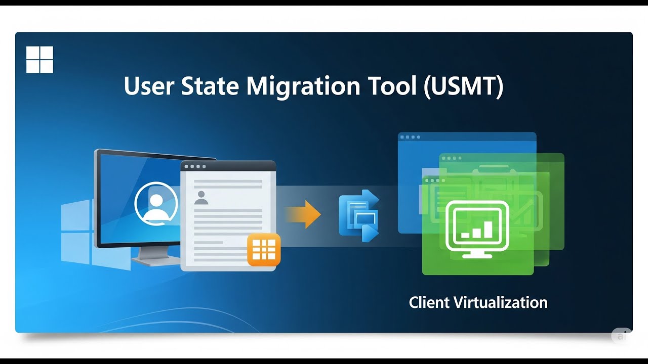 16) Explore the User State Migration Tool and client virtualization