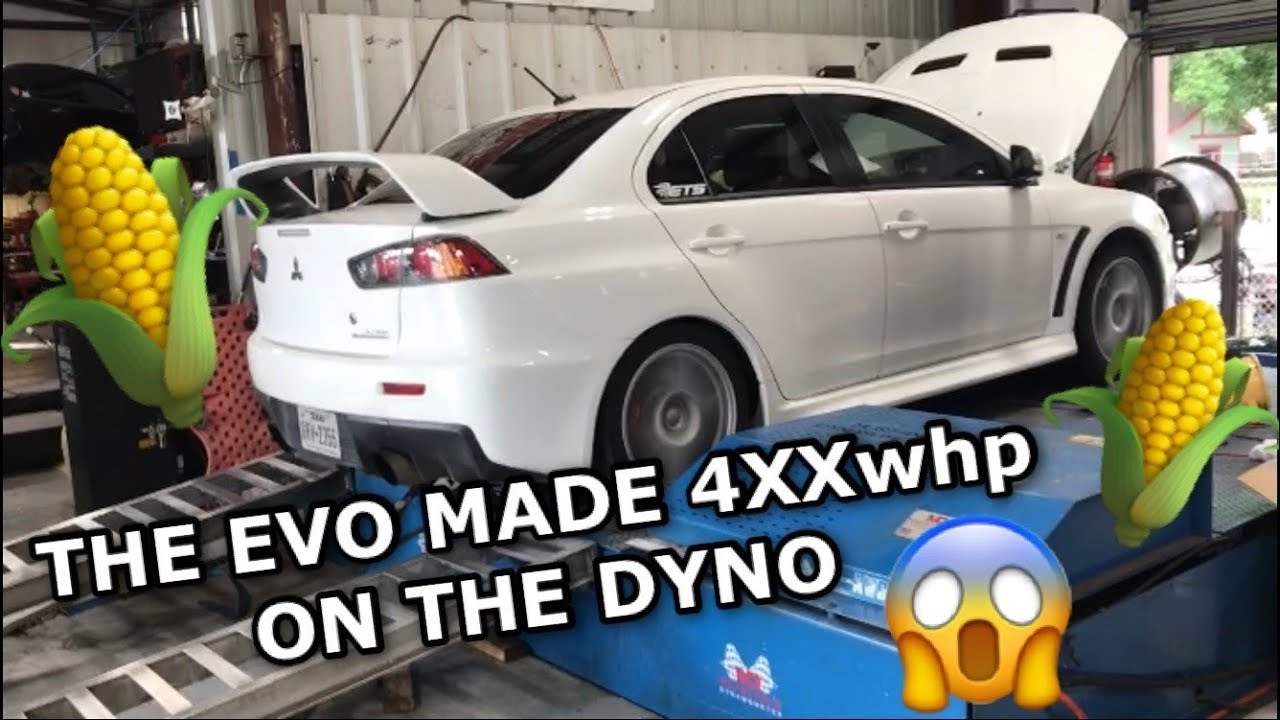 EVO X DYNO DAY MHI-18K Full Bolt ons E85