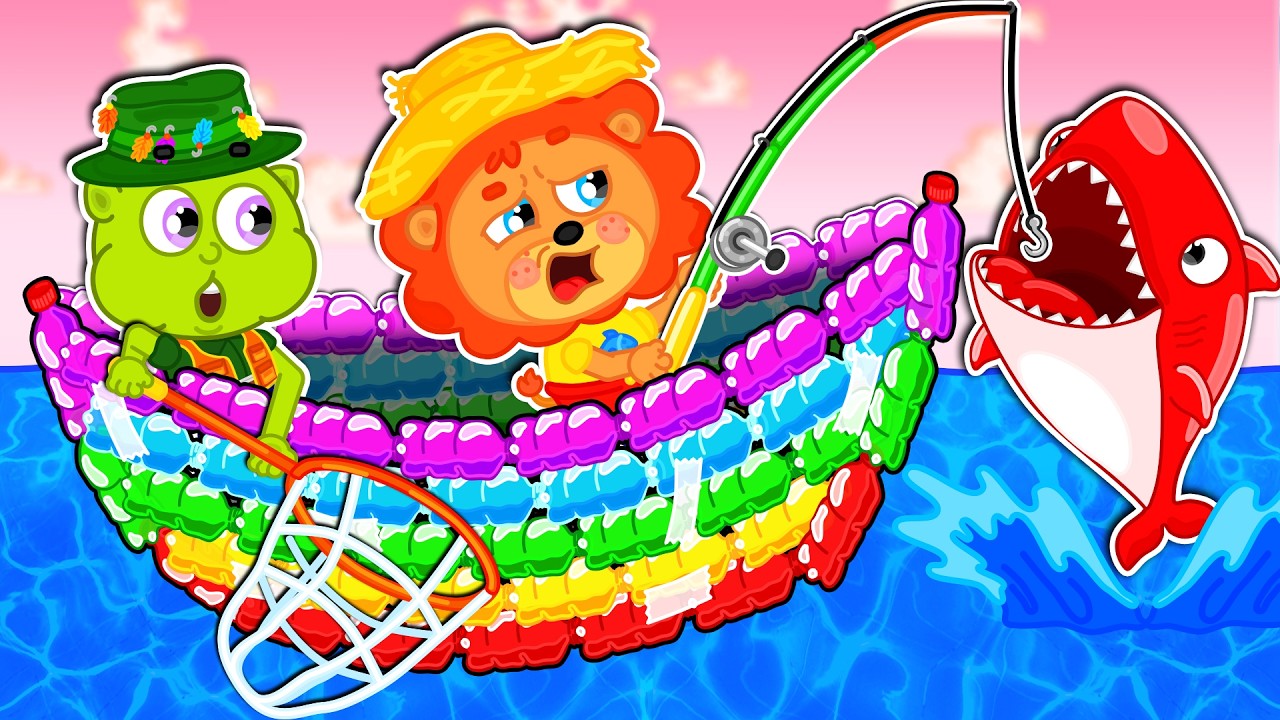 Aslan Yavrusu | Balıkçı teknesi meydan okuması | Çocuklar için çizgi film