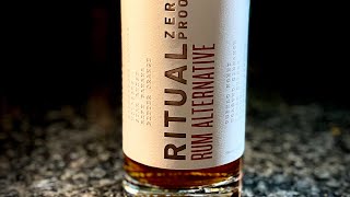 Fake Rum ??!? Ritual Zero Proof Rum Review #sober #soberliving #ritualzeroproof #zeroproofrum Ritual Non Alcoholic Review Sober October