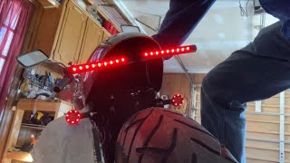 Suzuki LS650 (S40 Boulevard) tail light mod