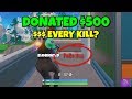 i killed this faze member and donated every kill he got... (so epic)