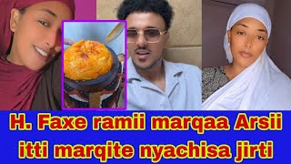 J.faxee ramii mana yaamte marqaa arsii itti marqite nuaachisa jirti mash 
