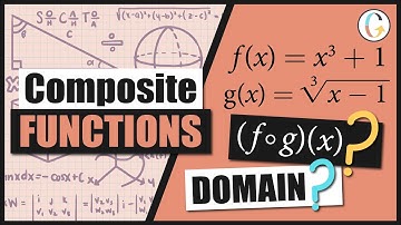 How to Find ( f ⚬ g)(x), ( g ⚬ f)(x), and Their Domains From f(x) = x3 +1 and g(x) = (x - 1)^(1/3)