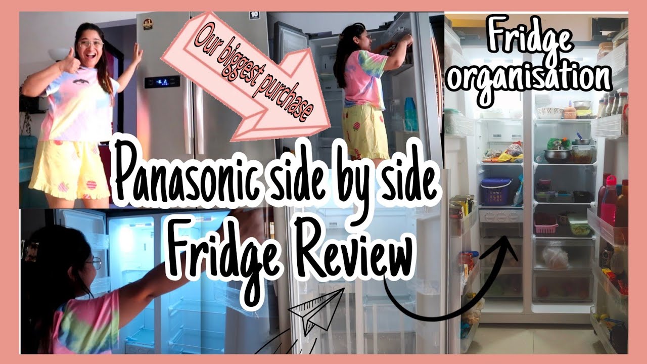 This is our Biggest Purchase🧿 Panasonic Side by side refrigerator