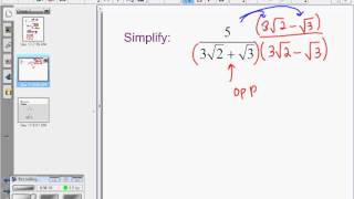 Saxon Algebra 2: Lesson 67   Radical Denominators