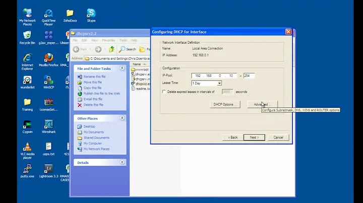 How to set up a DHCP server