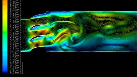 Unsteady Simulation of Flow Separation (CFD)