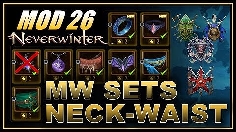 NEW Neck/Waist Sets! BEST for Some Classes but WARNING Stat Change Incoming (don