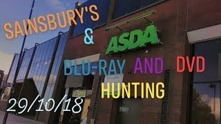 Sainsburys And Asda, Blu Ray And Dvd Hunting
