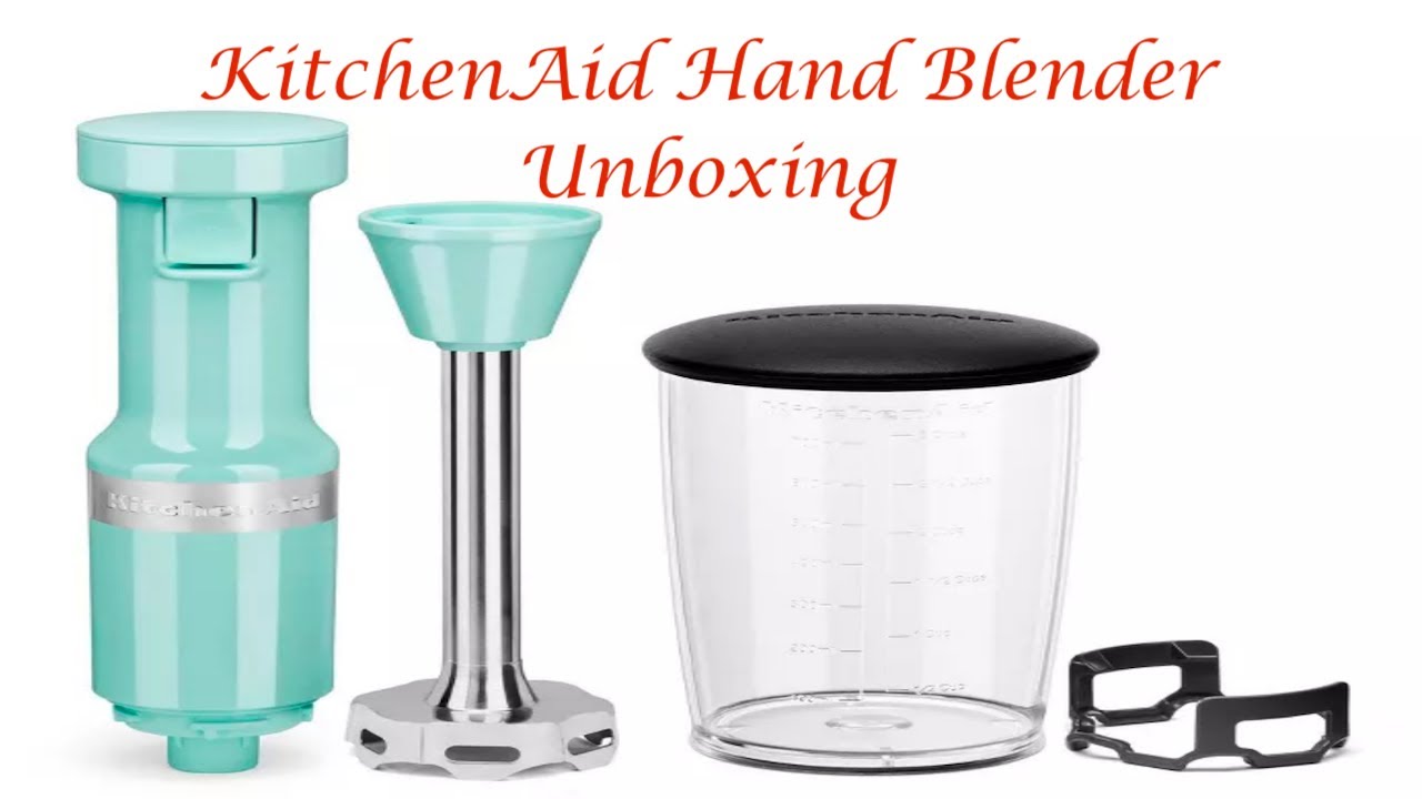 KitchenAid KHBBV53 Immersion Hand Blender Review 