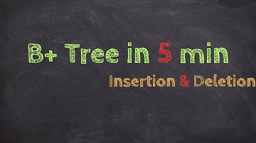 B+ Tree Explained in 5 min | Insertion and Deletion