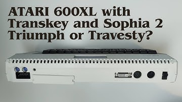 Heavily modified NTSC Atari 600XL with DVI-out and PS/2 keyboard adapter